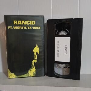 Rancid VHS Live Ft Worth TX 1993 Punk Rock Concert Video